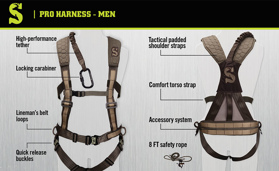 Summit Sport Harness Medium Ladder Stand Safety Harness Treestand Portable New 