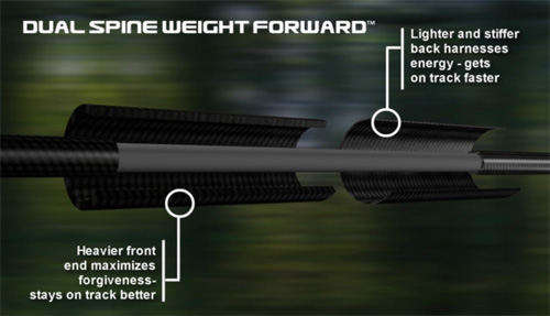 diagram of dual spine weight forward